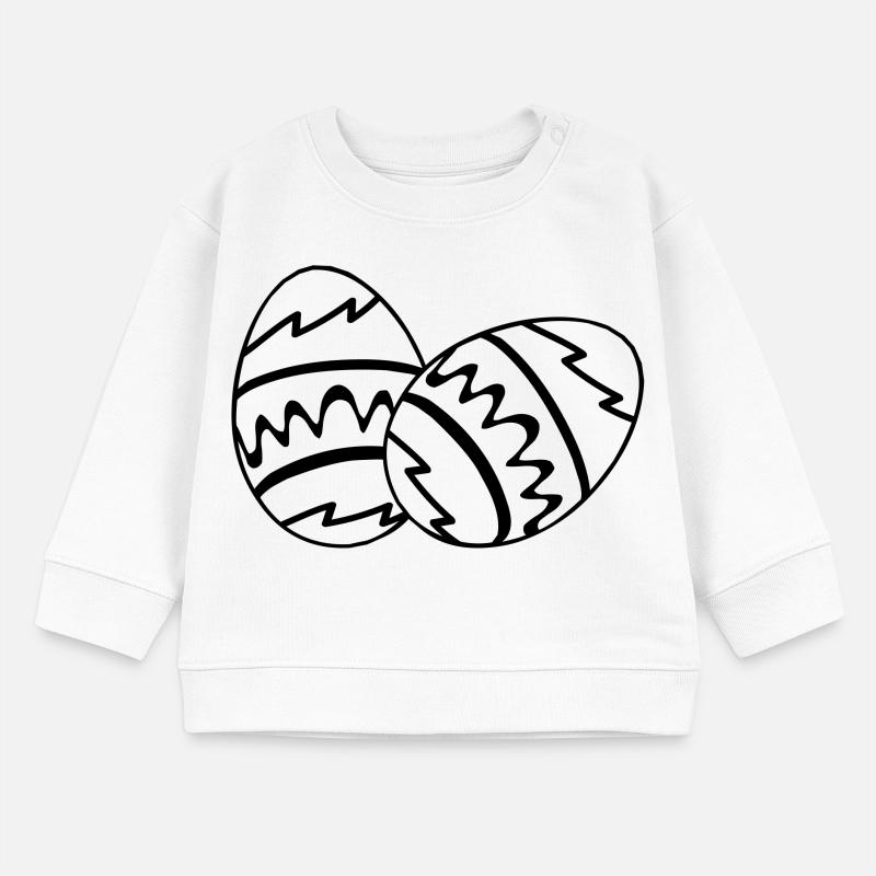 Œuf de Pâques Sweat bébé bio Stanley/Stella