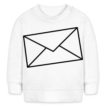 Letter - Baby Sweatshirt by Stanley/Stella - white - Front