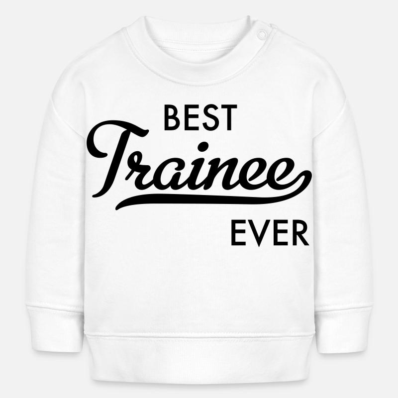 Stagiaire - Sweat bébé bio Stanley/Stella - blanc
