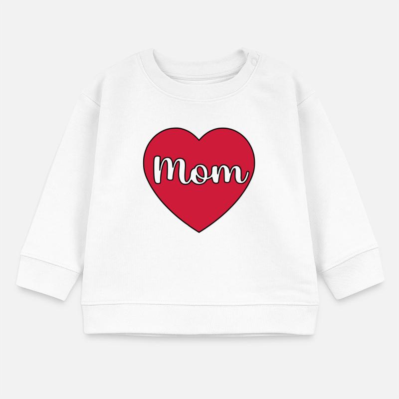 Mama Herz Baby Organic Sweatshirt Baby Changer von Stanley/Stella