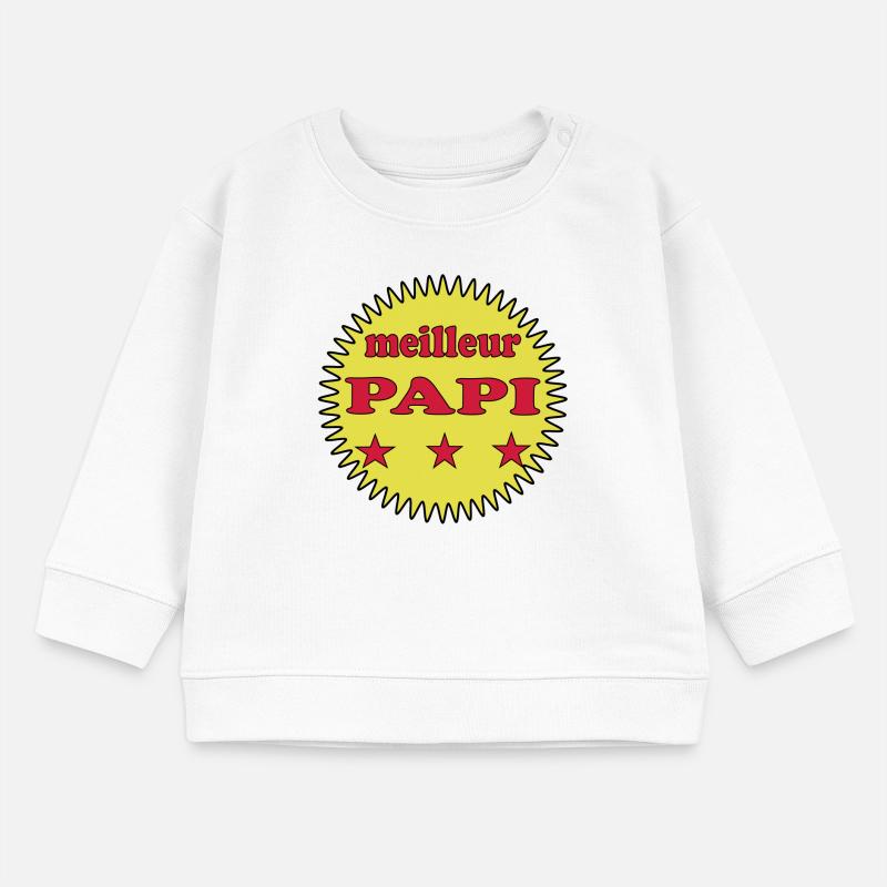 Bester Opa Baby Organic Sweatshirt Baby Changer von Stanley/Stella