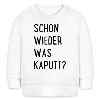 Handwerker - Baby Organic Sweatshirt Baby Changer von Stanley/Stella - Weiß - Vorne