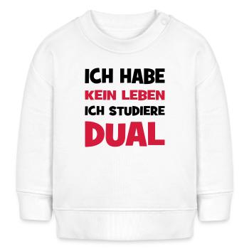 Duales Studium - Baby Organic Sweatshirt Baby Changer von Stanley/Stella - Weiß - Vorne