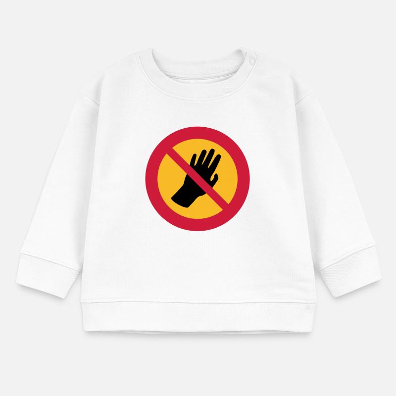 Bitte fass mich nicht an - Autismus - Asperger Baby Organic Sweatshirt Baby Changer von Stanley/Stella