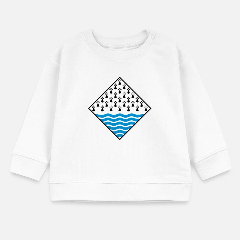 Morbihan Sweat bébé bio Stanley/Stella