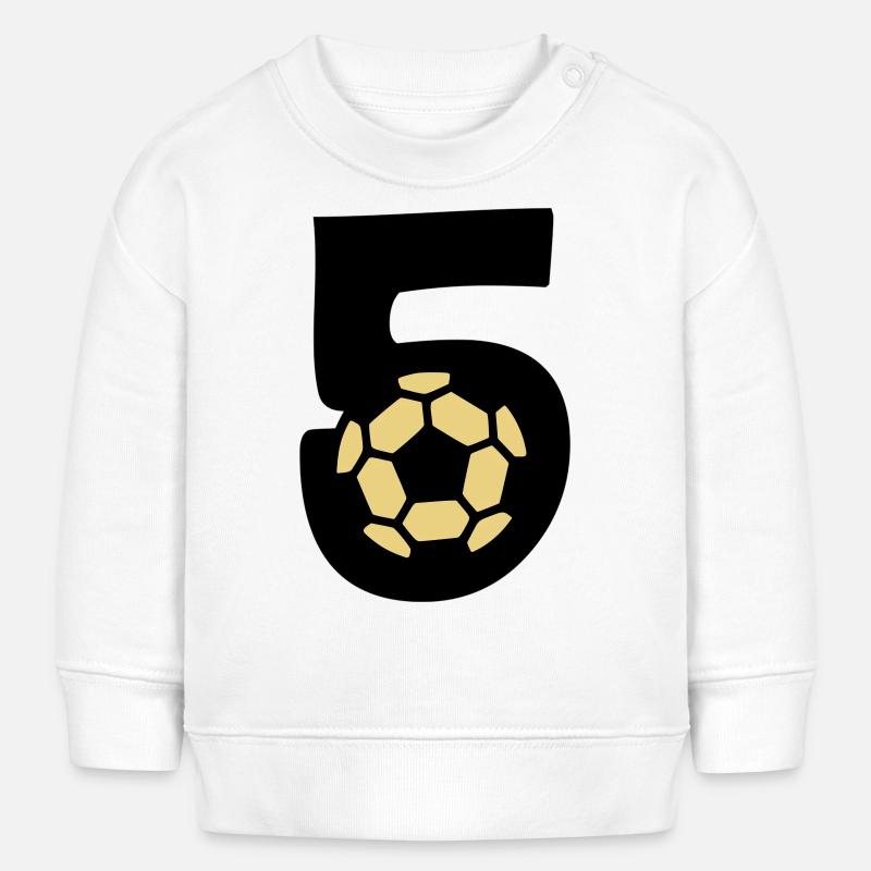 I'm already 5! - Baby Sweatshirt by Stanley/Stella - white