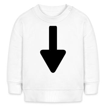 arrow - Baby Sweatshirt by Stanley/Stella - white - Front