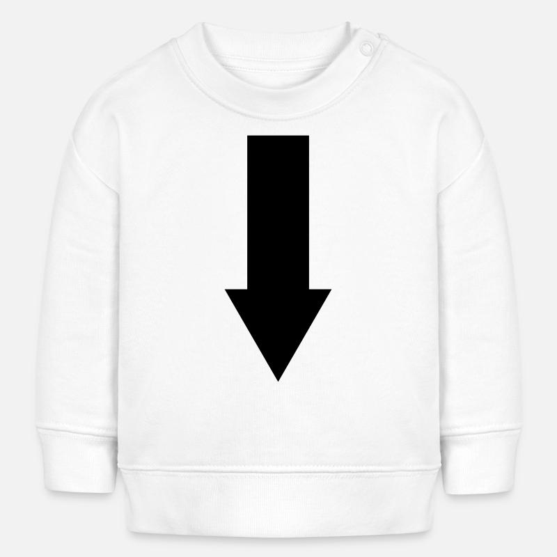 flèche - Sweat bébé bio Stanley/Stella - blanc