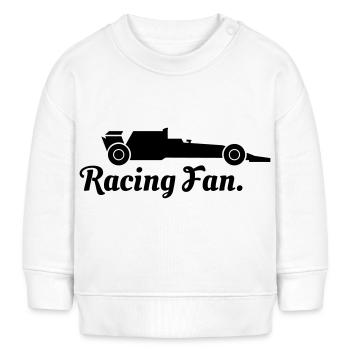 Motorsport Fan - Baby Organic Sweatshirt Baby Changer von Stanley/Stella - Weiß - Vorne