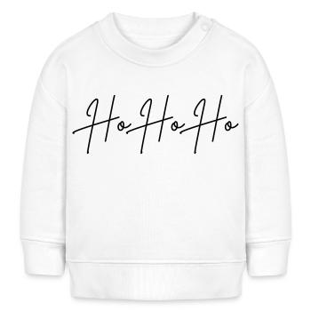 Ho Ho Ho - Baby Organic Sweatshirt Baby Changer von Stanley/Stella - Weiß - Vorne