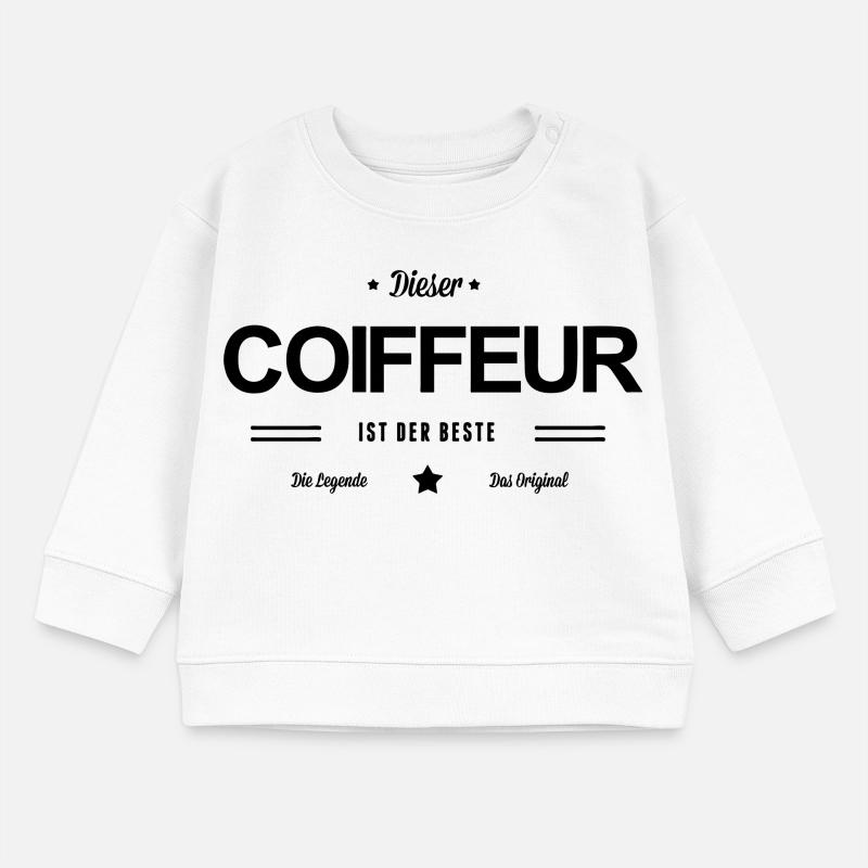 Bester Coiffeur Baby Organic Sweatshirt Baby Changer von Stanley/Stella