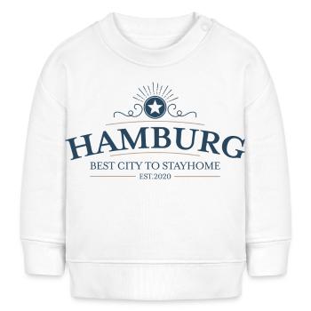 Hamburg - Baby Organic Sweatshirt Baby Changer von Stanley/Stella - Weiß - Vorne