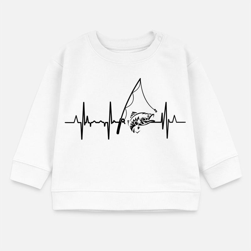 Fischerei Herzlinie Baby Organic Sweatshirt Baby Changer von Stanley/Stella