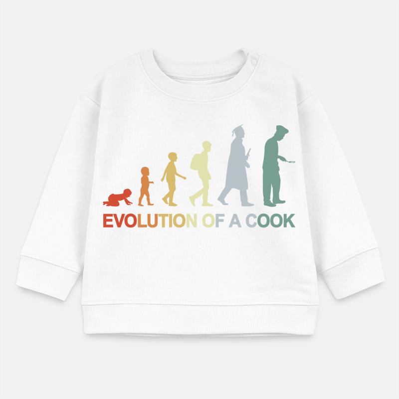 Evolution d’un cuisinier Sweat bébé bio Stanley/Stella