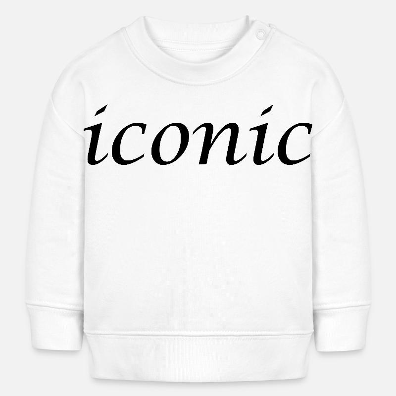ICONIC - Baby Sweatshirt by Stanley/Stella - white