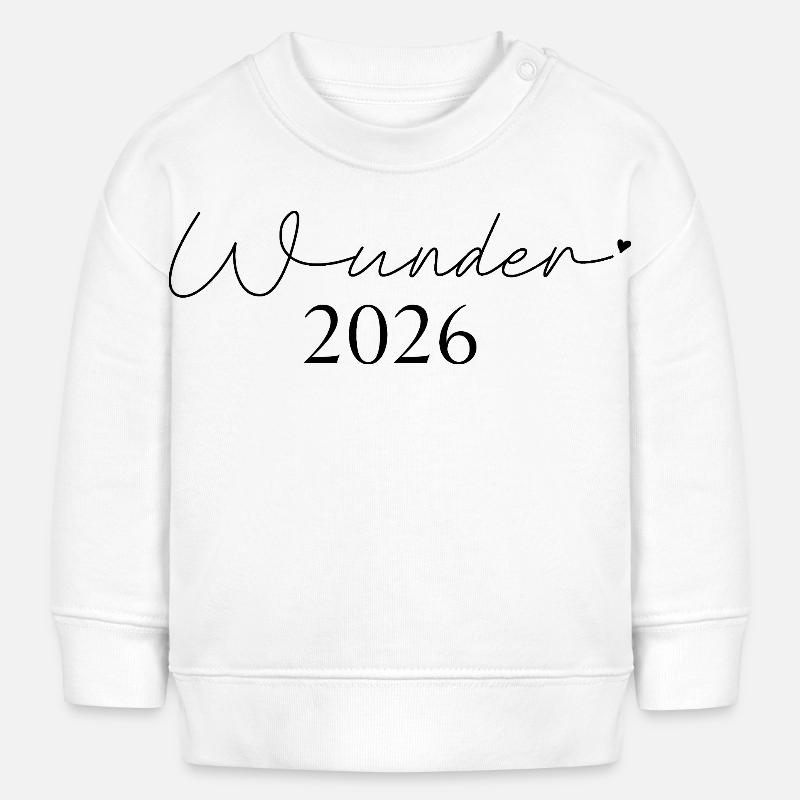 Miracle 2026 - Sweat bébé bio Stanley/Stella - blanc