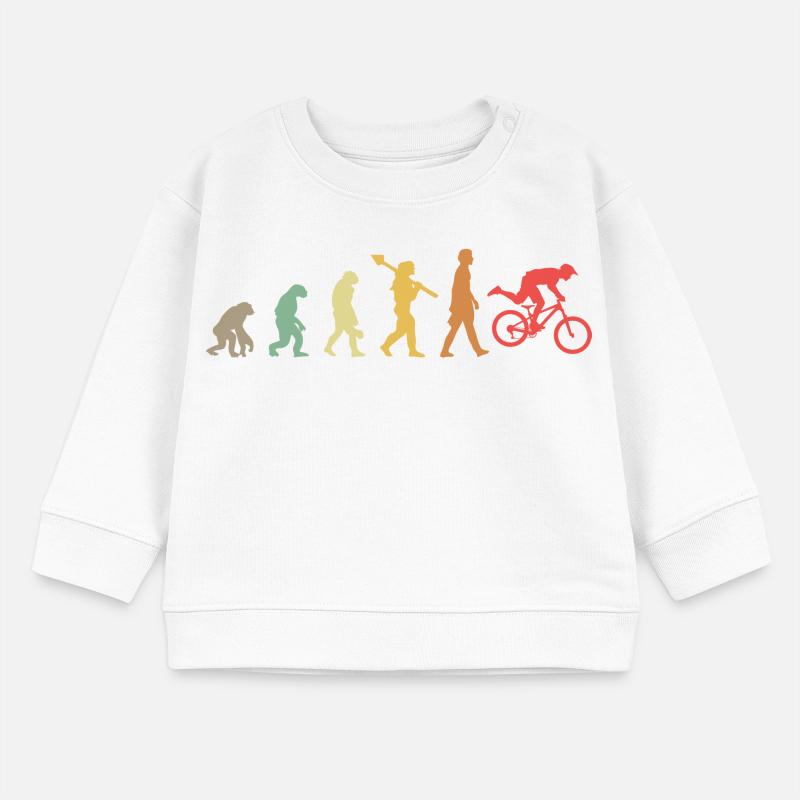 Evolution Mountain Bike Baby Sweatshirt by Stanley/Stella