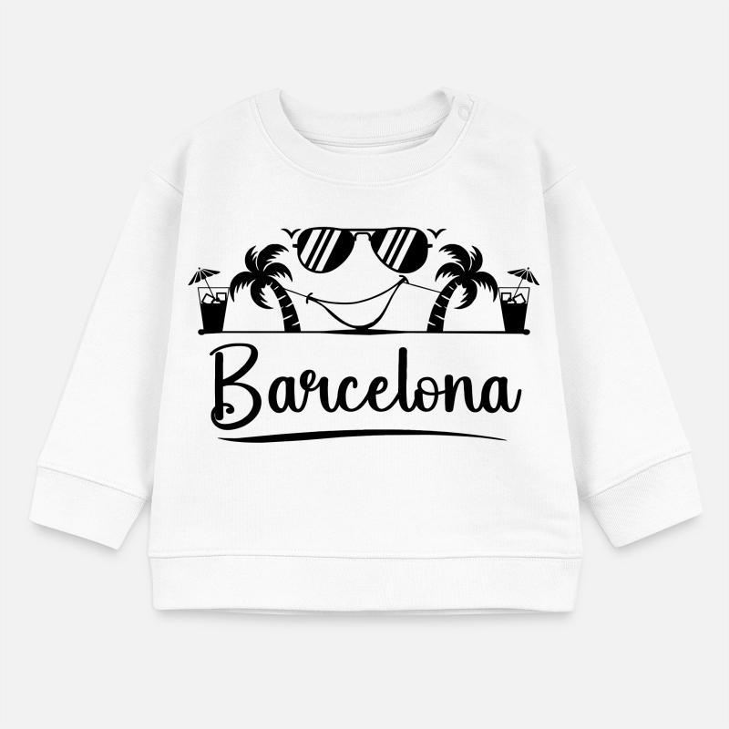 Barcelone Sweat bébé bio Stanley/Stella