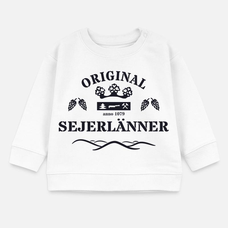 Original Sejerlänner Siegerländer Siegen Krönchen Baby Organic Sweatshirt Baby Changer von Stanley/Stella