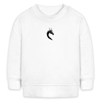 Long - Dragon chinois - Sweat bébé bio Stanley/Stella - blanc - Devant