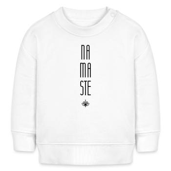 Namaste - Sweat bébé bio Stanley/Stella - blanc - Devant