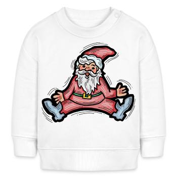 Weihnachtsmann - Baby Organic Sweatshirt Baby Changer von Stanley/Stella - Weiß - Vorne