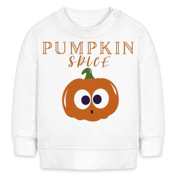 Pumpkin Spice - Baby Organic Sweatshirt Baby Changer von Stanley/Stella - Weiß - Vorne