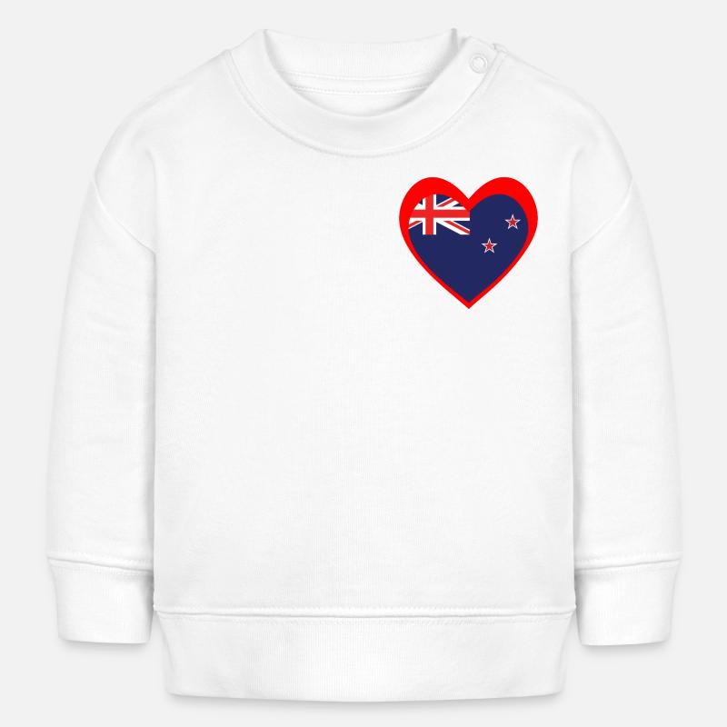 Ngākau Whero Aotearoa - Sweat bébé bio Stanley/Stella - blanc