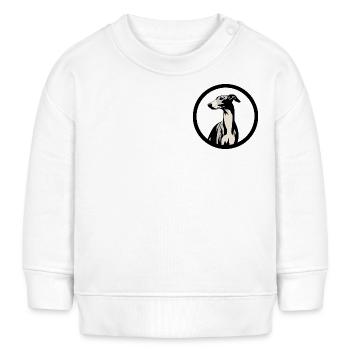 Galgo-Logo Nr3 - Baby Organic Sweatshirt Baby Changer von Stanley/Stella - Weiß - Vorne