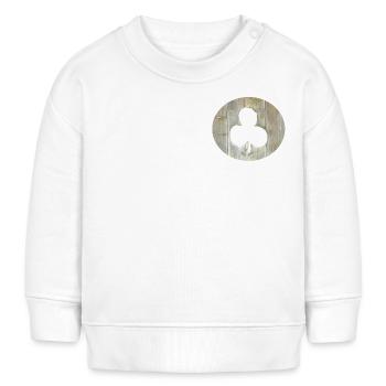 cloverleaf - Sweat bébé bio Stanley/Stella - blanc - Devant