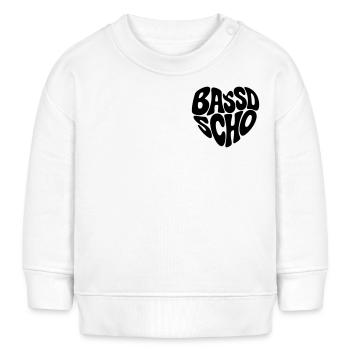 Bassd scho - Baby Organic Sweatshirt Baby Changer von Stanley/Stella - Weiß - Vorne