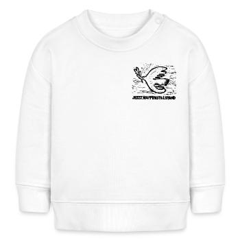 Frieden - Baby Organic Sweatshirt Baby Changer von Stanley/Stella - Weiß - Vorne