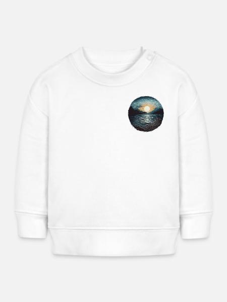 nostalgia asia - Baby Organic Sweatshirt Baby Changer von Stanley/Stella - Weiß
