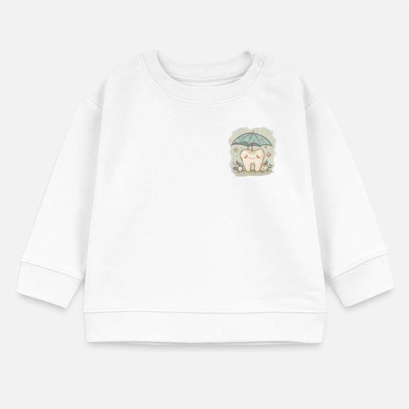 Dent avec écran Sweat bébé bio Stanley/Stella