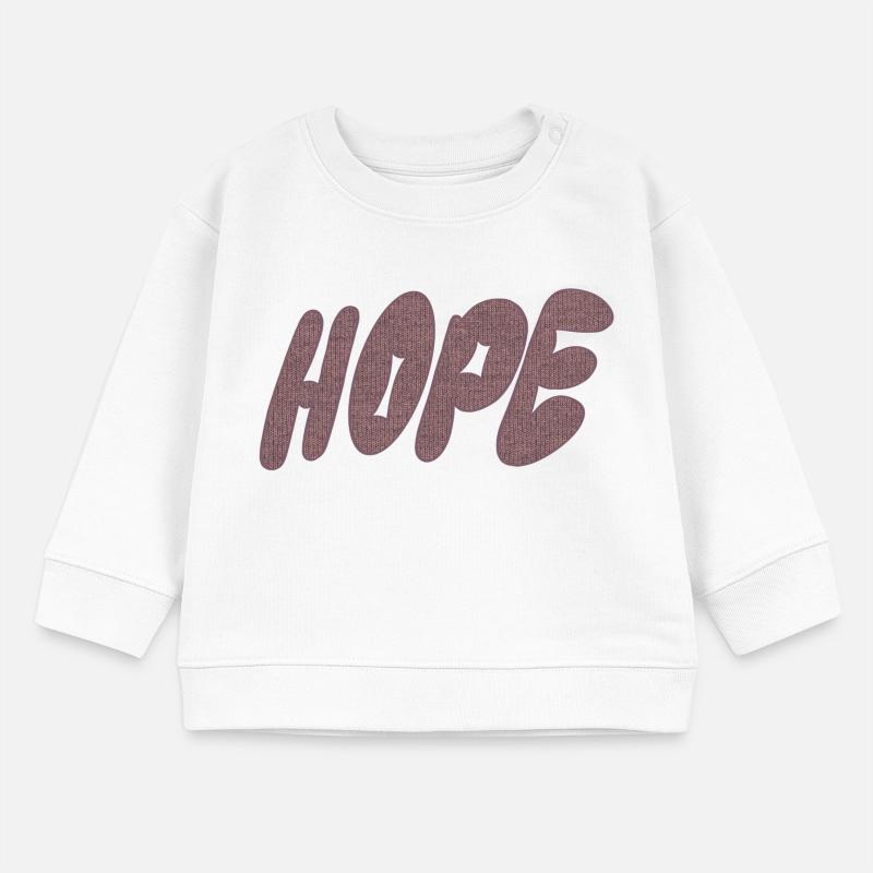 Hope – Strickschrift Baby Organic Sweatshirt Baby Changer von Stanley/Stella