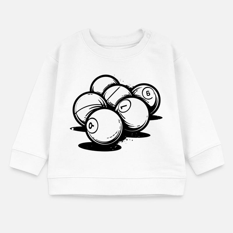 Boules de billard Sweat bébé bio Stanley/Stella