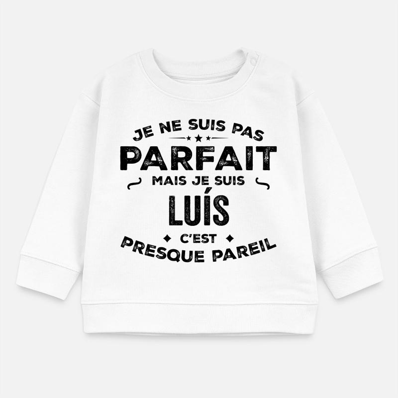 Luis – A Funny and Proud First Name, Legend Baby Sweatshirt by Stanley/Stella