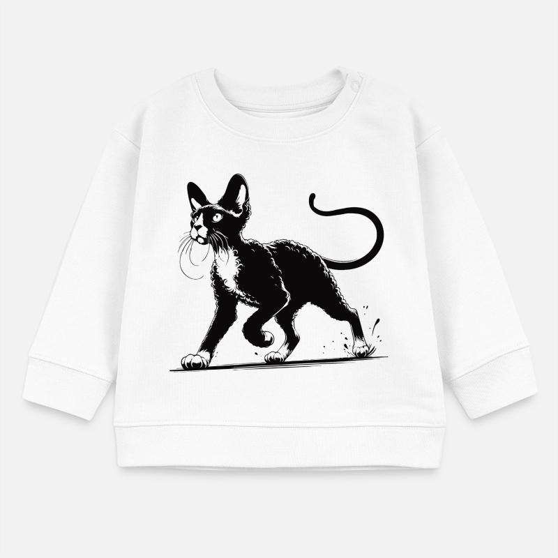 Devon Rex Design – Charming and unique Baby Sweatshirt by Stanley/Stella