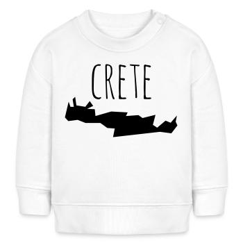 crete - Baby Sweatshirt by Stanley/Stella - white - Front