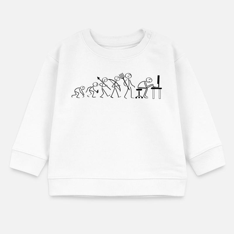 Evolution Computerarbeit Baby Organic Sweatshirt Baby Changer von Stanley/Stella