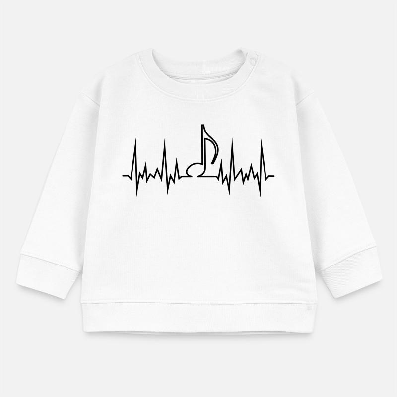 wave_note Sweat bébé bio Stanley/Stella