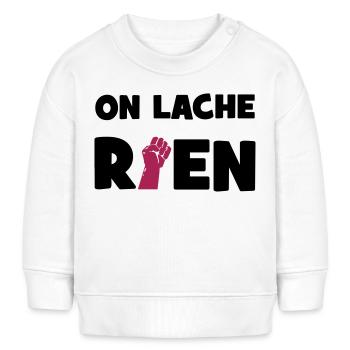 On lâche rien ! - Baby Organic Sweatshirt Baby Changer von Stanley/Stella - Weiß - Vorne