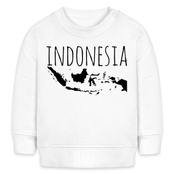 Indonesia - Baby Organic Sweatshirt Baby Changer von Stanley/Stella - Weiß - Vorne