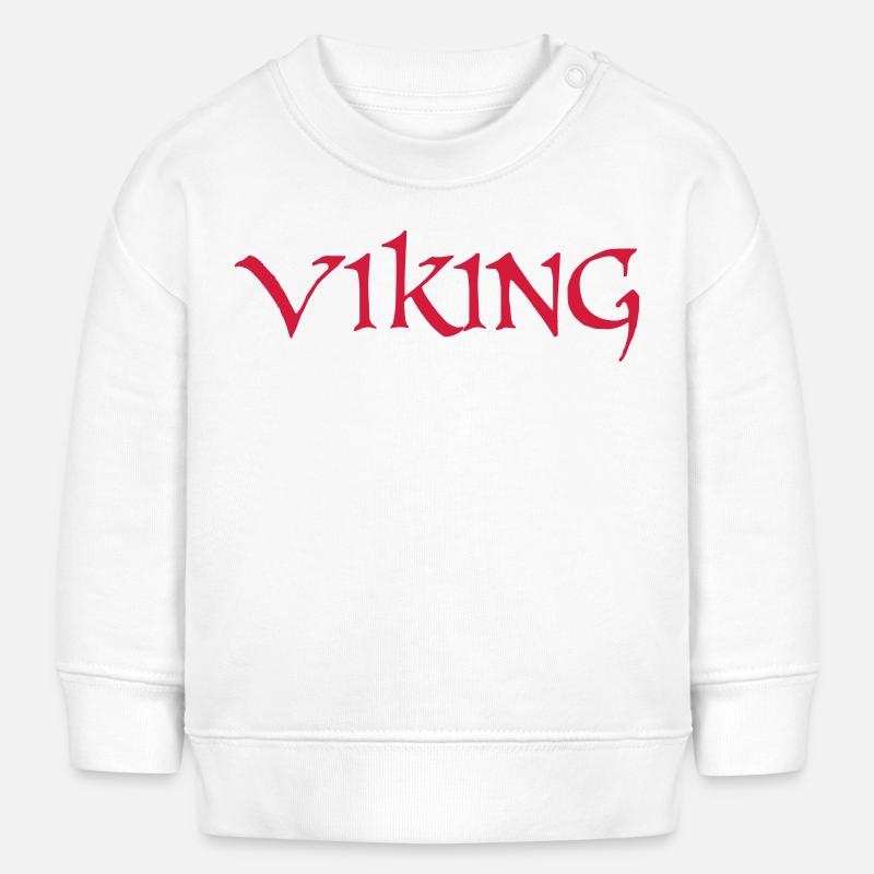 Viking - Sweat bébé bio Stanley/Stella - blanc
