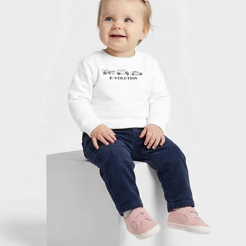 E-Volution Auto Evolution Sweat bébé bio Stanley/Stella