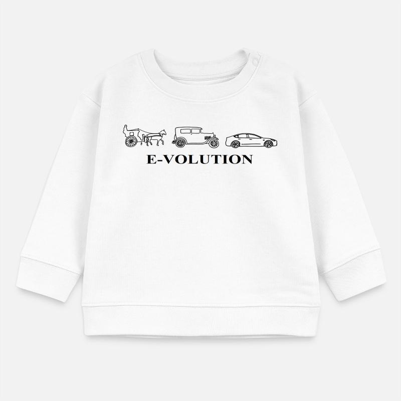 E-Volution Auto Evolution Sweat bébé bio Stanley/Stella