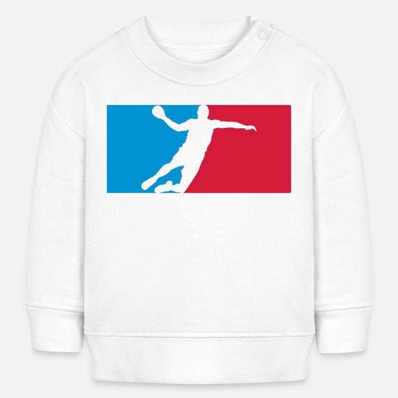 Handball - Sweat bébé bio Stanley/Stella - blanc