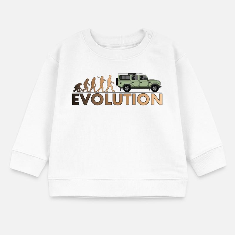 Defender 110 Évolution Sweat bébé bio Stanley/Stella