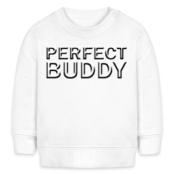 Perfect Buddy - Baby Organic Sweatshirt Baby Changer von Stanley/Stella - Weiß - Vorne