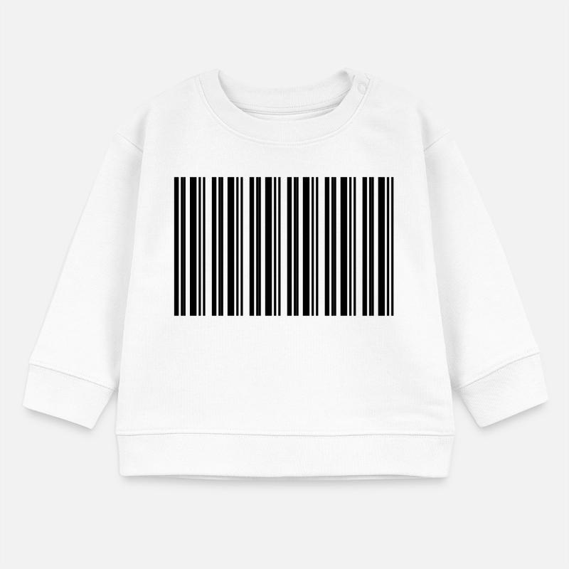 Barcode Barcode Nerd IT Technology Design Baby Sweatshirt by Stanley/Stella